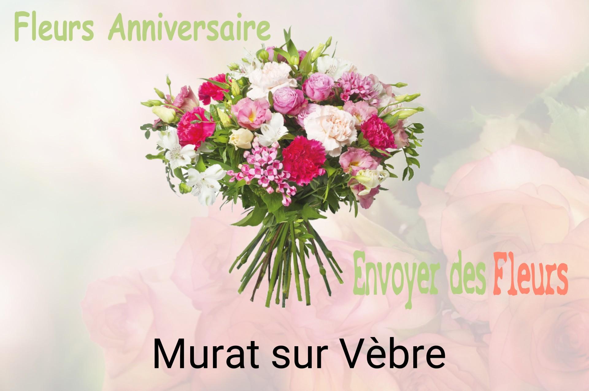 Bouquet de fleurs d’anniversaire livré à Murat-sur-Vèbre
